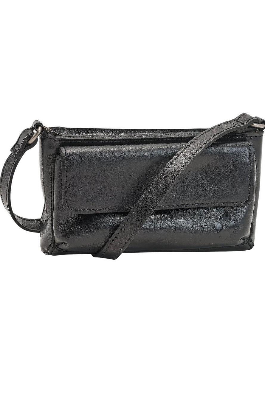Patricia Nash Women's Leather Dovera Phone Crossbody Black